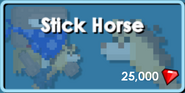 Stick Horse's store button.