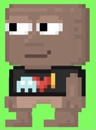 A player wearing the Ghost Fan Shirt