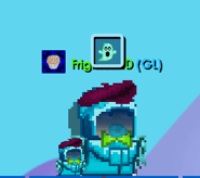 A player using (ghost) in chat