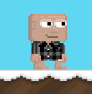 A player with Lumberjack Coat - Midnight equipped