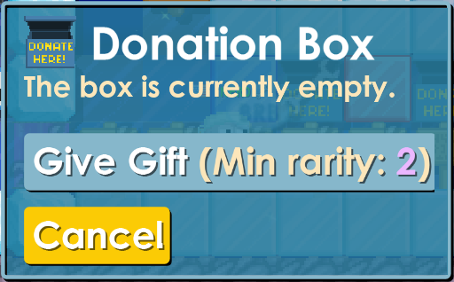 Donation Box Growtopia Wiki Fandom - how to use the donation chest on roblox