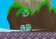 A player catching a Ghost with the ghost catching set