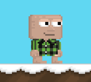 A player with Lumberjack Coat - Olive equipped