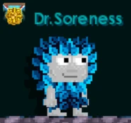 A player wearing the Winter Bush set