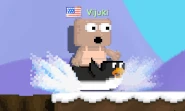 1384 %t.gif (2.29 MB) A player gliding with the Sledding Penguin