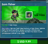 Sam Fisher Purchase