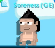 A player wearing the Super Stylish Black Hair