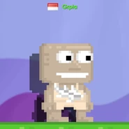 A player wearing the Super Logo - Leaf