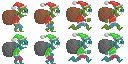 The textures of the Present Goblin Disguise and Present Goblin Home Edition