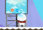 A player wearing the Snowglobe Head