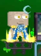 The revolving crescent moon of Ancestral Totem Of Wisdom : Level 5.