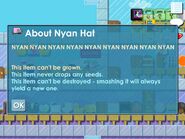 Nyan Hat's in-game description