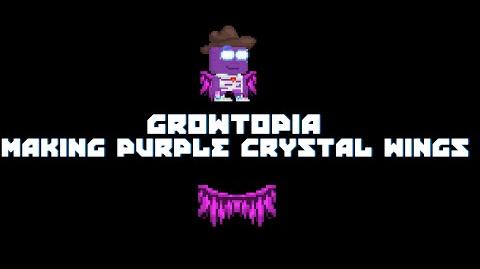 Growtopia - Making Purple Crystal Wings