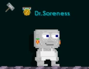 A player wearing the Carrot Earring