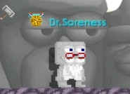 A player wearing the Santa's Spectacles