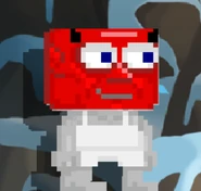 A player wearing the Dashing Devil Mask