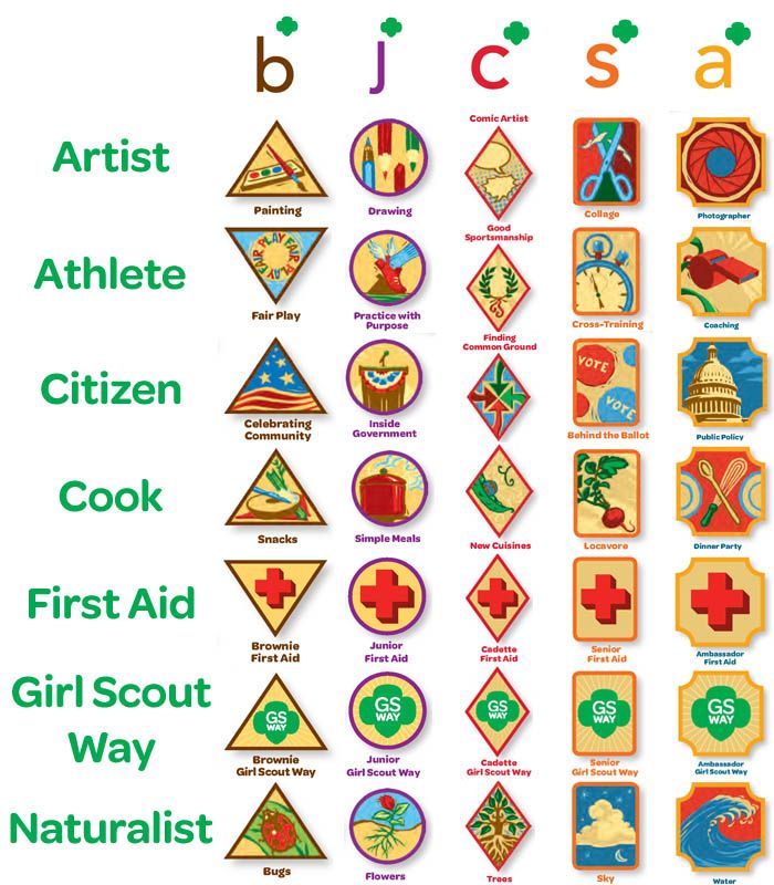 Junior Badges, Girl Scout Wiki