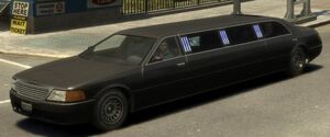 GTA 3: Special & Unique GTA Vehicles - Black Stretch/Limo 