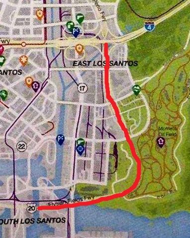 Los Santos Freeway (3D Universe), GTA Highways and More Wikia