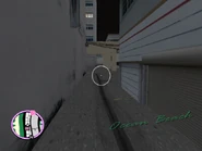 A view of the alley.