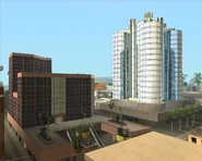 The statues are located inside the Atrium.