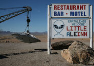 The real life Little A'le'Inn in Rachel, Nevada.