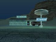 Lil' Probe Inn at night.