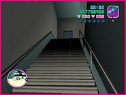 The stairway.