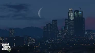 Waning Crescent Moon in GTA V.