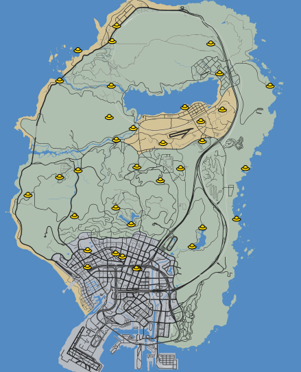 GTA 5 Spaceship Parts Map & Guide to All 50 Locations