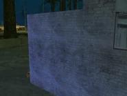 Light blue light on the same house.