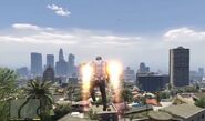 A Jetpack in GTA V.