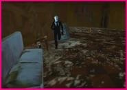 The Slenderman in the mansion.