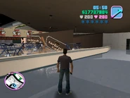 Glitched remains of the Tarbrush Cafe.