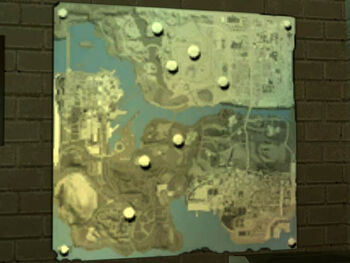 Gtasa map at lil probe inn