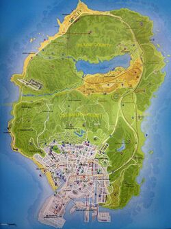 Ps4 GTA 5 Grand Theft Auto V Complete With Map