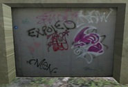 "Cmen" graffiti.