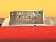 The sign in GTA SA just after the bridge facts sign.