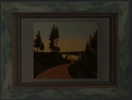 Red County Bridge Pic.png (303 KB) The framed picture of a Red County bridge, which is often mistaken for the Oram Bridge.