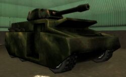 Tanque de guerra Rhino do GTA San Andreas 