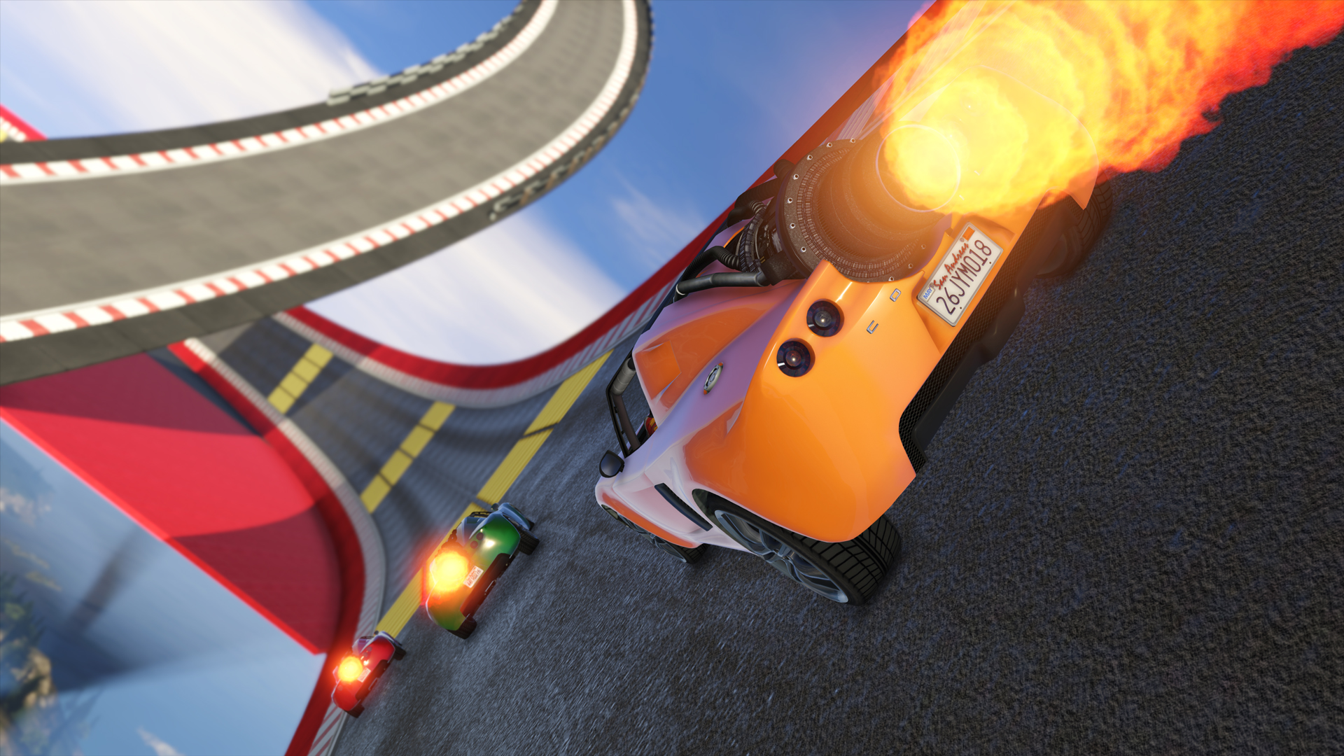GTA 5 ganha três carros em atualização de corridas acrobáticas