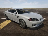 Visão frontal e lateral do veículo