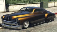 Hermes тёмно-бронзового цвета в Grand Theft Auto Online (вид сзади)