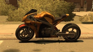 В жёлтой окраске (вид сзади)