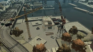 Стройка на юго-западе Южного Бохана