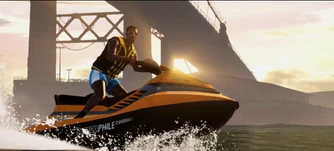 Speedo no trailer de GTA V.