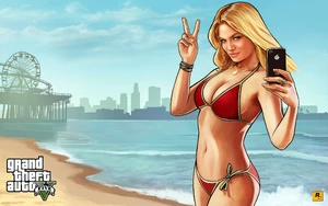 Artwork-Beachweather-GTAV.jpg (1,5 МБ) Девушка на пляже