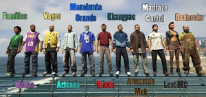 Модели бандитов в GTA V