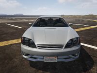 Visão frontal do veículo