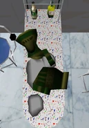 Rozbita ukryta paczka